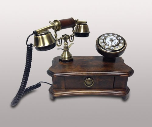 (KIT) Телефон кноп. (дерево)