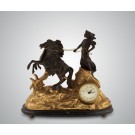 Часы ''Афина'' (бронза/мрамор-черный)